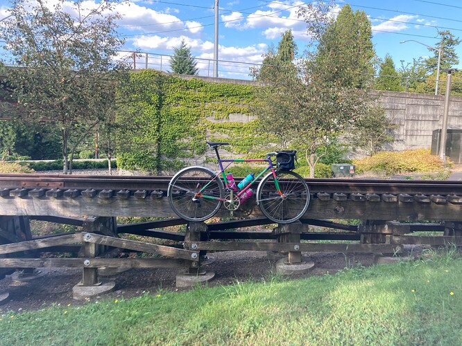 At the trestle-tree