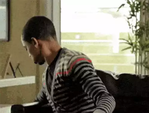 Popcorn Guy Enjoys Popcorn While Relaxing